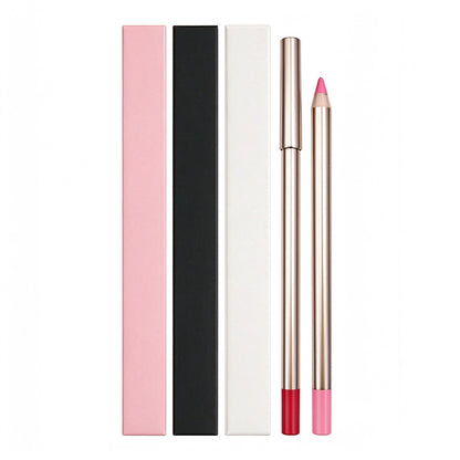 15 Color Matte Lip Liner Gold Lip Pencil Waterproof High Pigmented Vegan