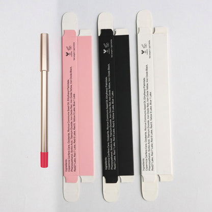 15 Color Matte Lip Liner Gold Lip Pencil Waterproof High Pigmented Vegan