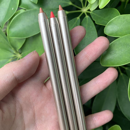 15 Color Matte Lip Liner Gold Lip Pencil Waterproof High Pigmented Vegan
