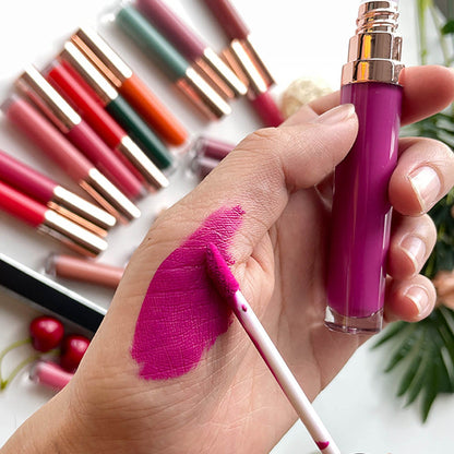 29 Color Liquid Lipstick Matte High Pigmented Cruetly Free Private Label