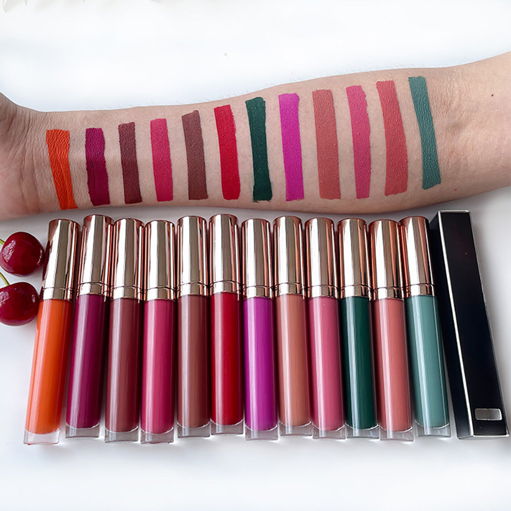 29 Color Liquid Lipstick Matte High Pigmented Cruetly Free Private Label
