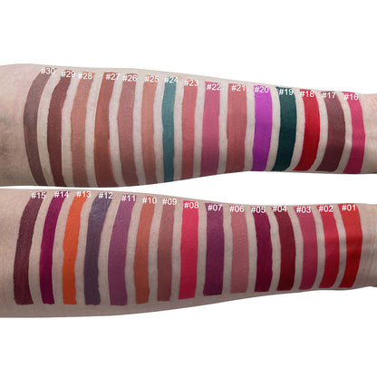 29 Color Liquid Lipstick Matte High Pigmented Cruetly Free Private Label