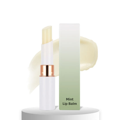 Mint Orange lip balm moisturizing lipstick vegan plant lip essence