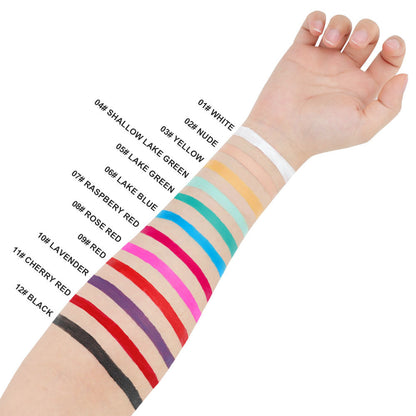 12 Color Makeup Base Eye Primer Eyeshadow Base Concealer Long Lasting 10Ml