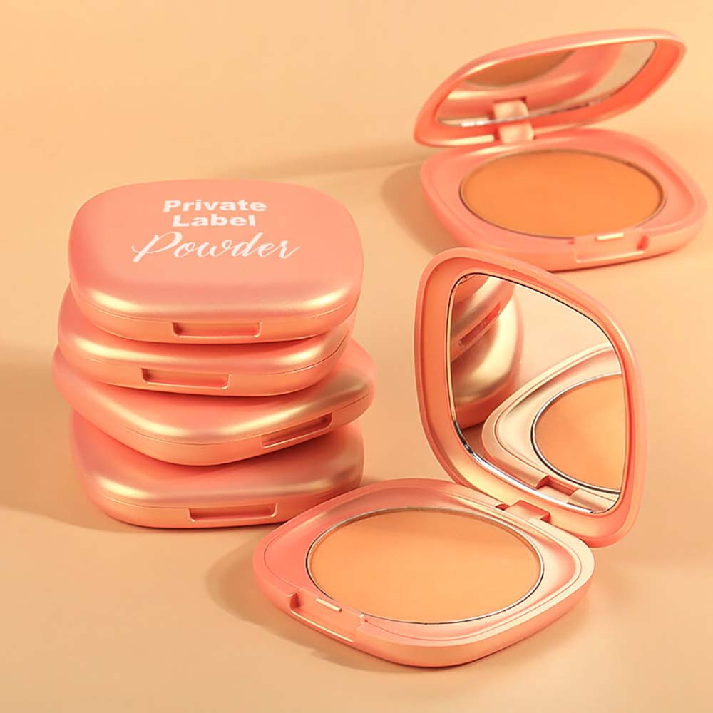 Poudre compacte fixatrice 6 couleurs, correcteur contouring vegan waterproof