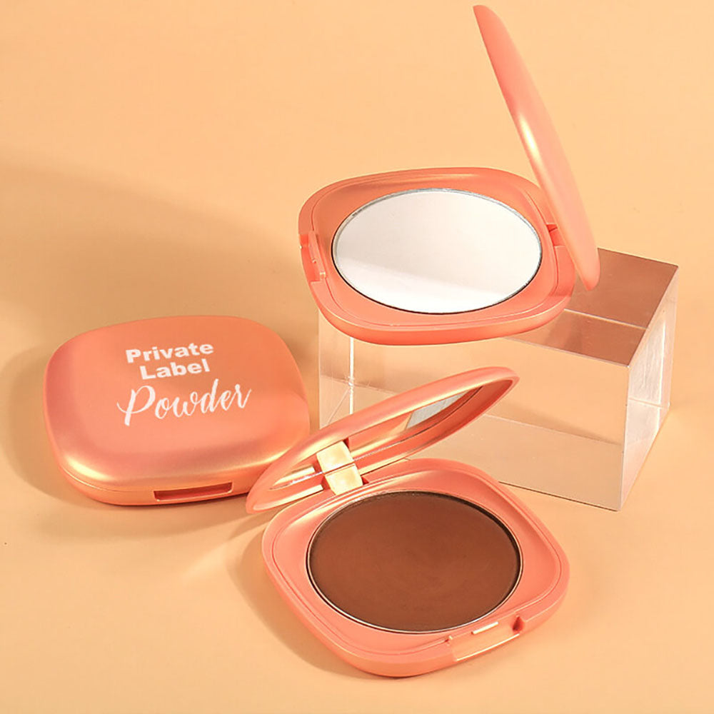 Poudre compacte fixatrice 6 couleurs, correcteur contouring vegan waterproof
