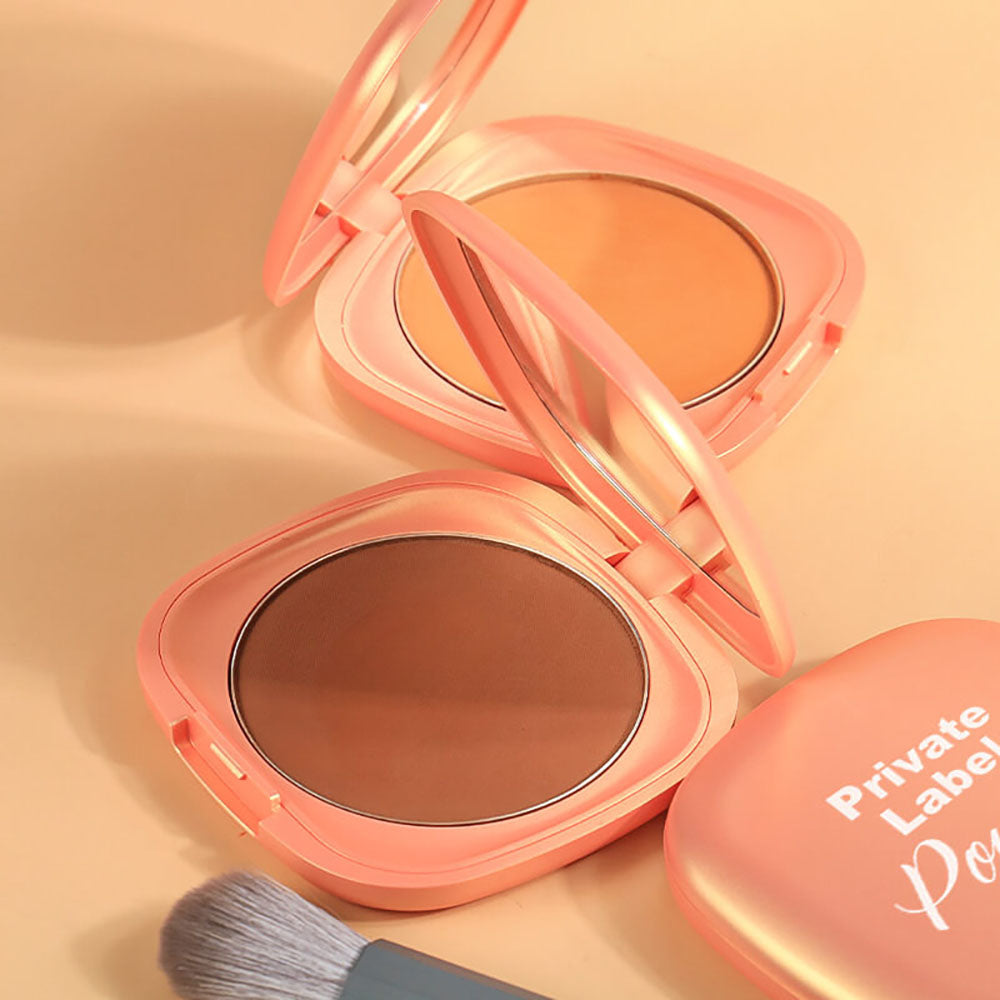 Poudre compacte fixatrice 6 couleurs, correcteur contouring vegan waterproof