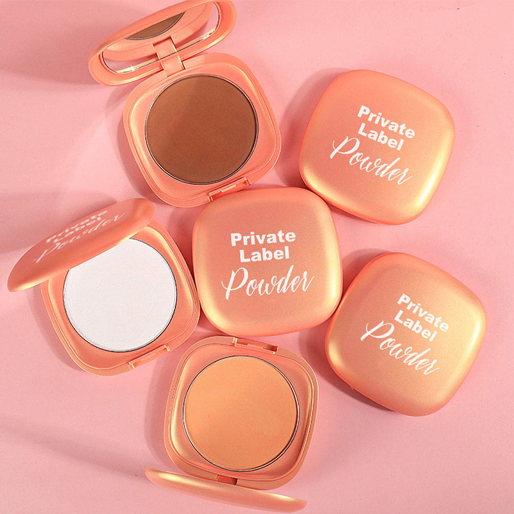 Poudre compacte fixatrice 6 couleurs, correcteur contouring vegan waterproof