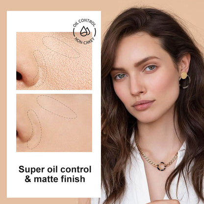 Poudre compacte fixatrice 6 couleurs, correcteur contouring vegan waterproof