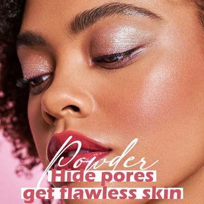 Poudre compacte fixatrice 6 couleurs, correcteur contouring vegan waterproof