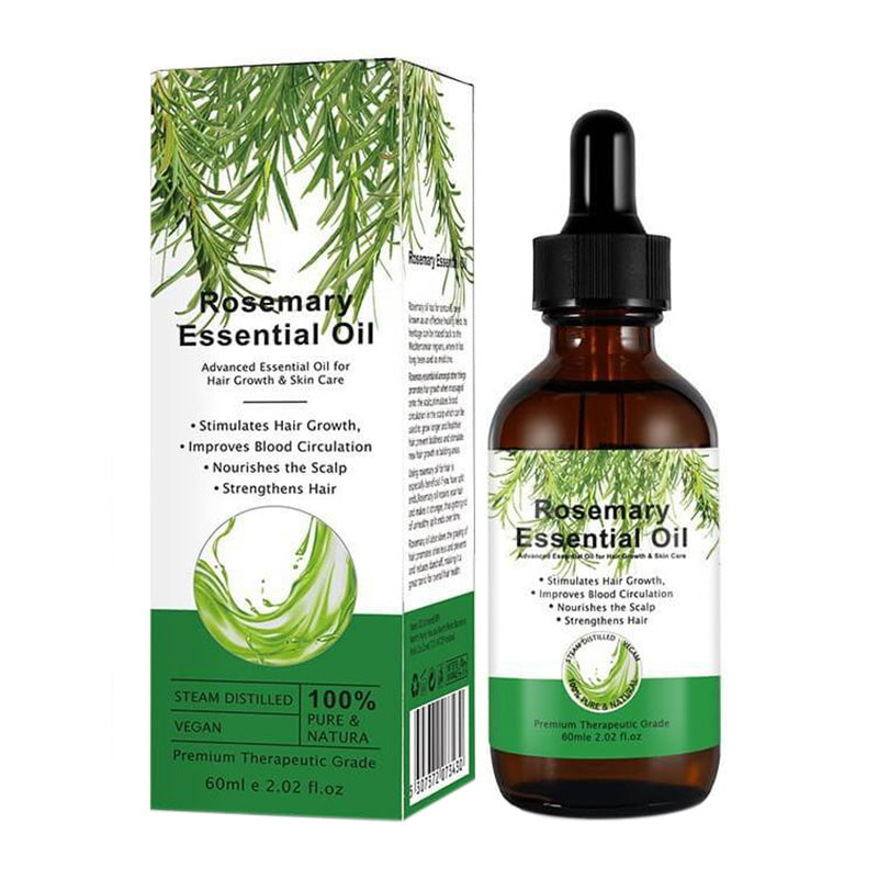 Rosemary essential oil smooth strengthen hair prevent hair nourishing 60ml