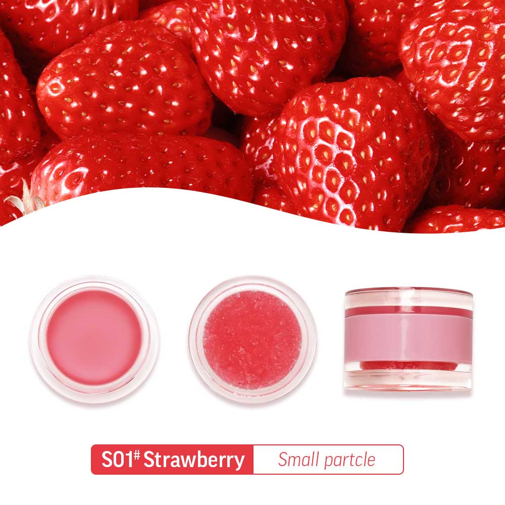 2 In 1 Lip Mask & Lip Scrub Lip Balm Exfoliation Moisturizing Lip Care With Lip Brush