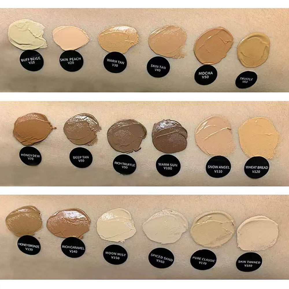 18 Color SPF30 Foundation Full Coverage Matte Concealer High Pigmented
