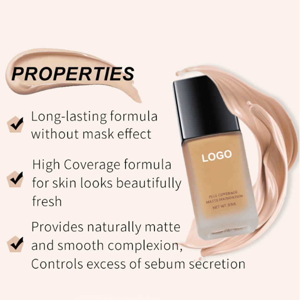 18 Color SPF30 Foundation Full Coverage Matte Concealer High Pigmented