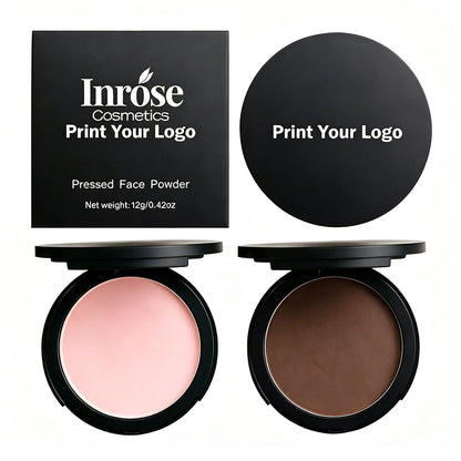 Poudre compacte fixatrice pressée 10 couleurs, hautement pigmentée 