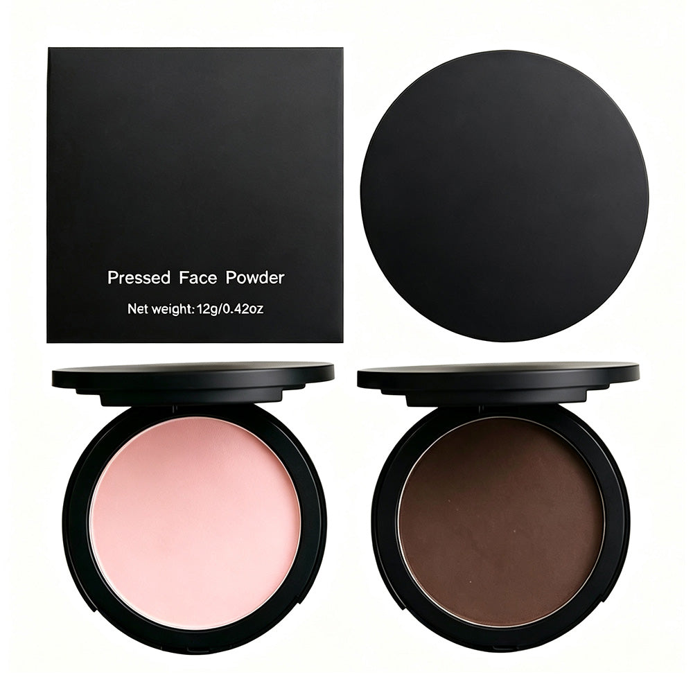 Poudre compacte fixatrice pressée 10 couleurs, hautement pigmentée 