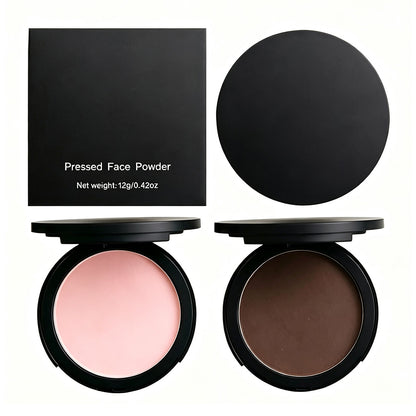 Poudre compacte fixatrice pressée 10 couleurs, hautement pigmentée 