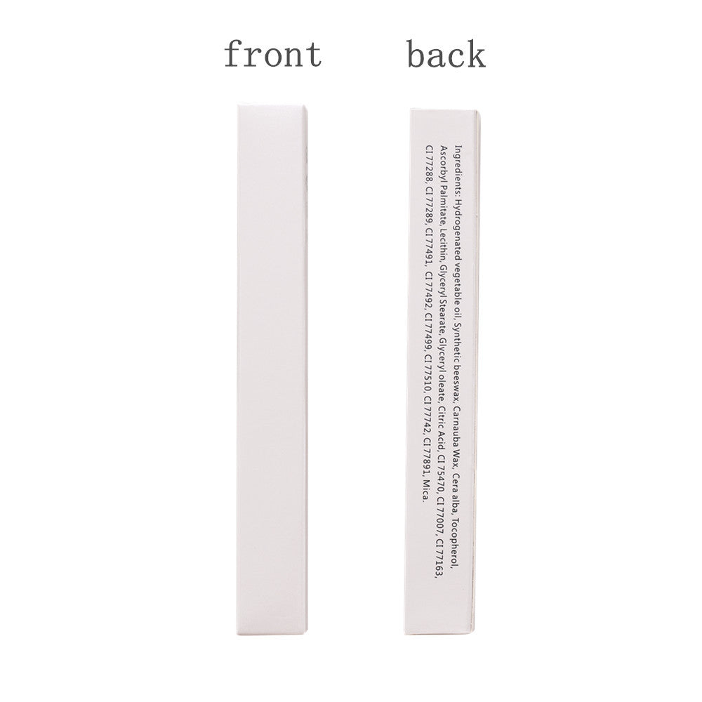 7 Color Slim Eyebrow Pencil Brow Pen Long Lasting Waterproof Gold Tube