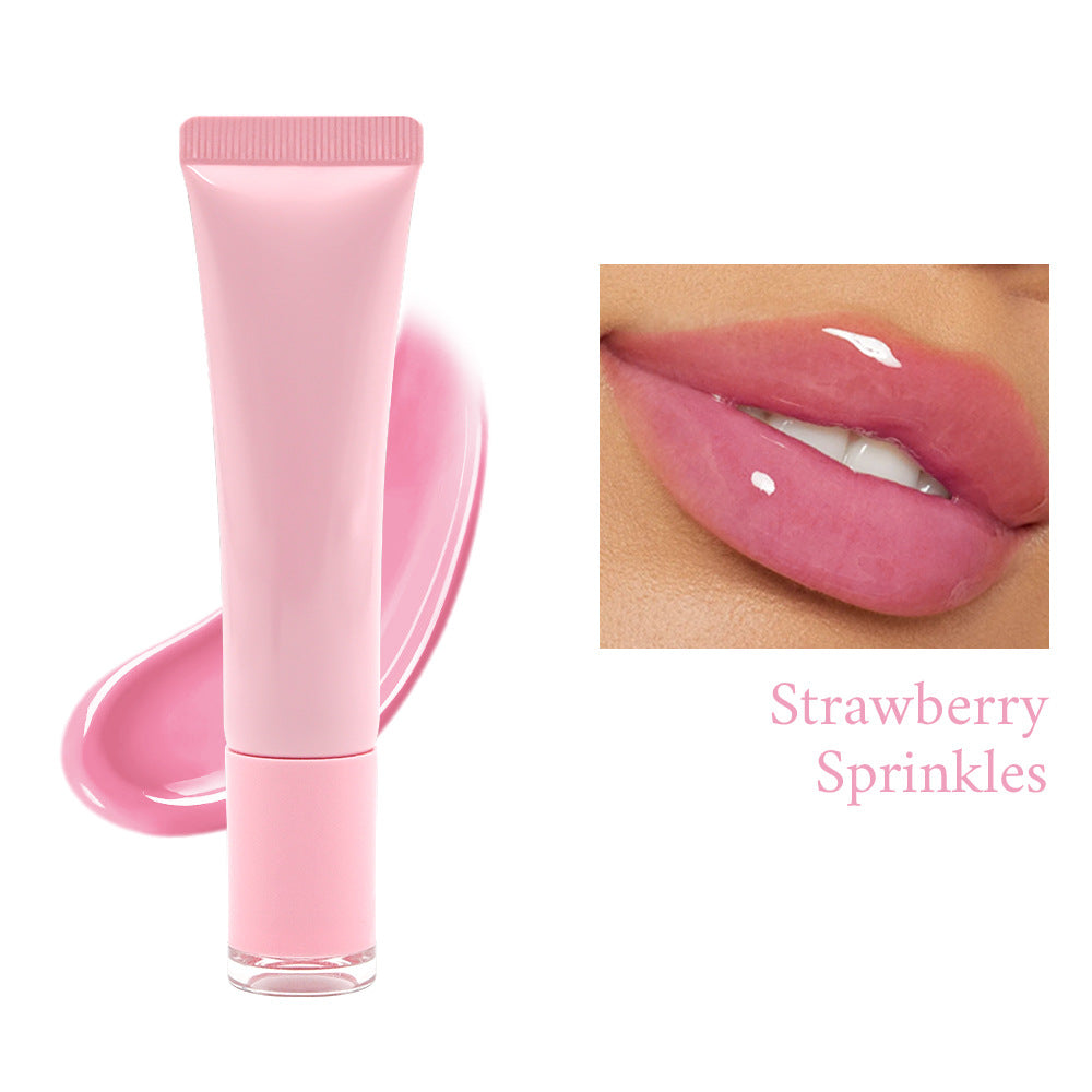 8 Color Lip Plumping Lip Gloss Moisturizing Natural Lip Balm Vegan Cruelty Free