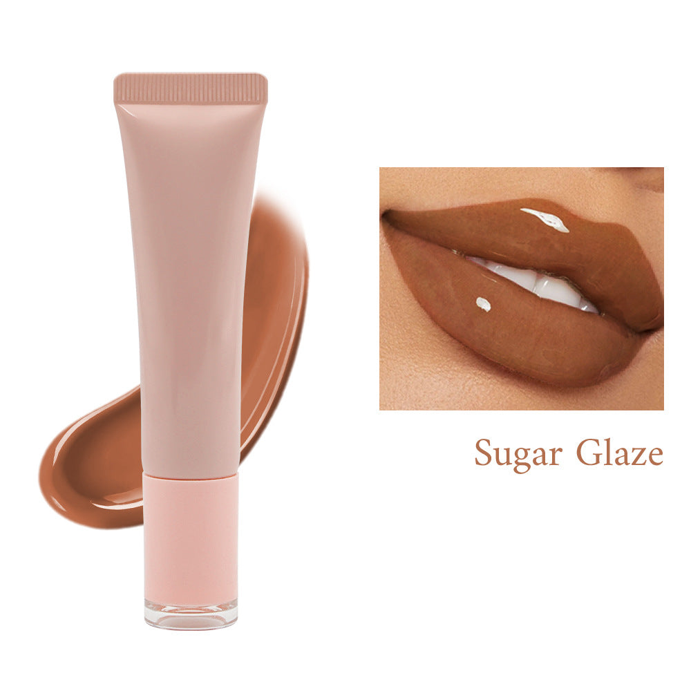 8 Color Lip Plumping Lip Gloss Moisturizing Natural Lip Balm Vegan Cruelty Free