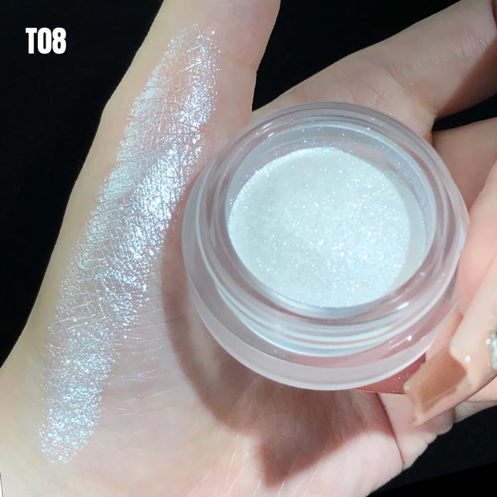 14-Color Metallic Eyeshadow Chameleon Creamy High Pigment Highlighter
