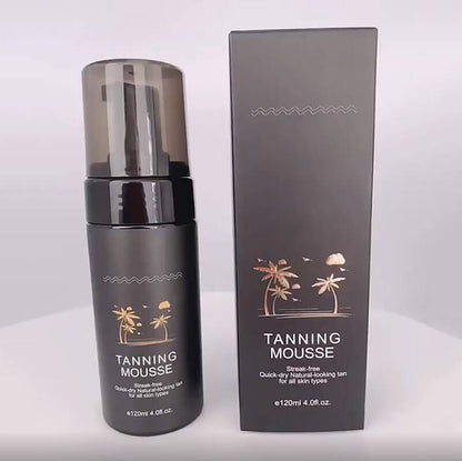 Tanning mousse bronzer moisturizing cream body tanning lotion sun beach