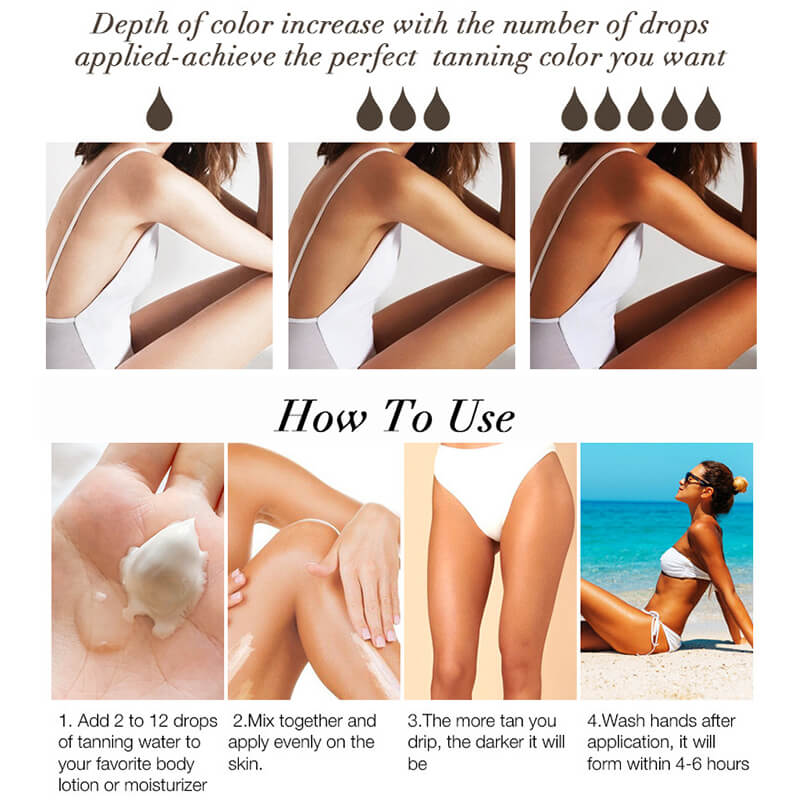 Tanning mousse bronzer moisturizing cream body tanning lotion sun beach