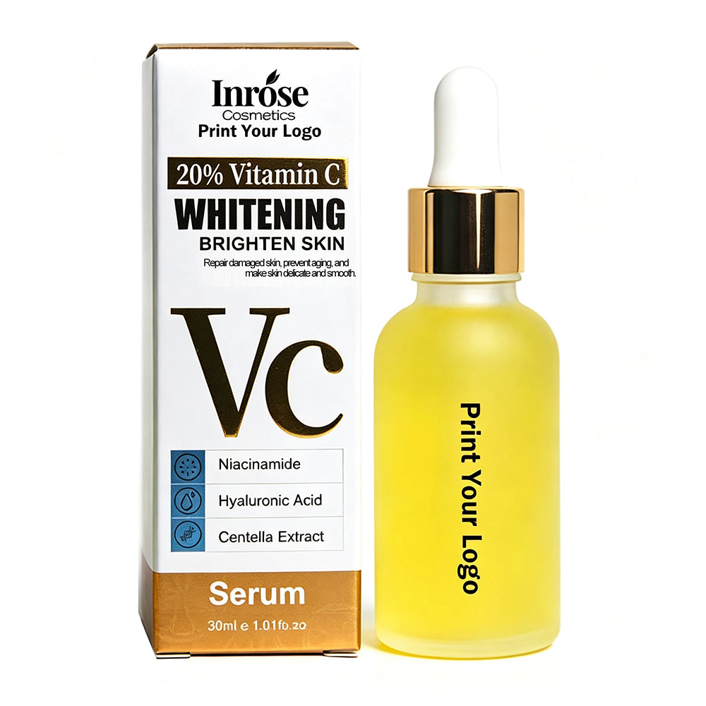 Face Serum 20% Vitamin C Essence Moisturizing Soothing Brightening 30Ml