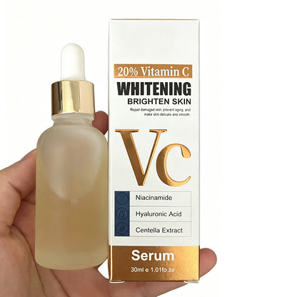 Face Serum 20% Vitamin C Essence Moisturizing Soothing Brightening 30Ml