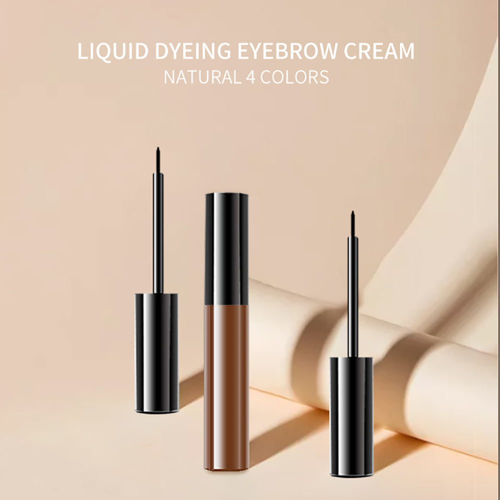 4 Color Eyebrow Tint Brow Gel Tattoo Peel-Off Dye Cream Long Lasting Waterproof