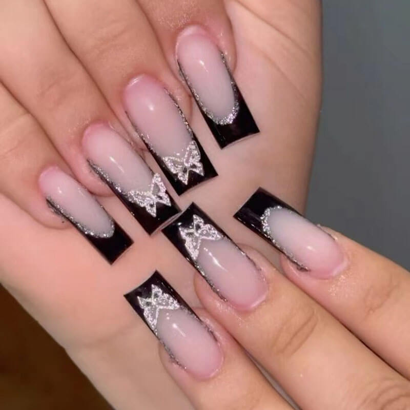 Press on nail collection manicure nail patch fake nail 24pcs