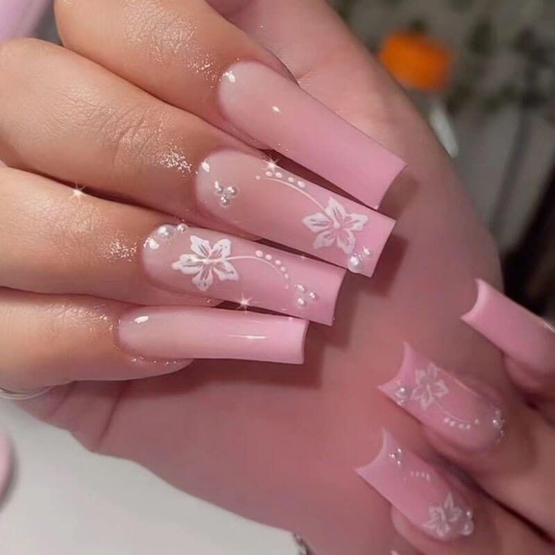 Manicure collection nail patch press on nail fake nail 24pcs