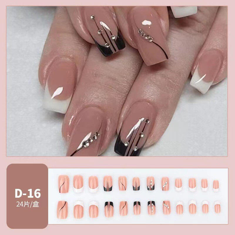 Press on nail collection manicure nail patch fake nail 24pcs