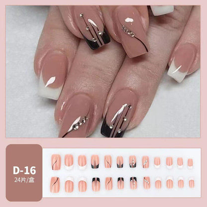 Press on nail collection manicure nail patch fake nail 24pcs