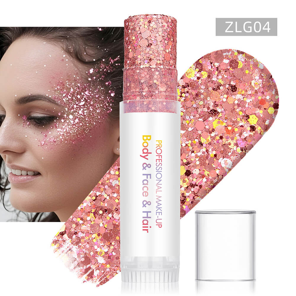27 color glitter stick face body paint glitter gel mermaid eyeshadow makeup