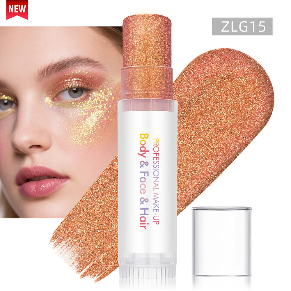27 color glitter stick face body paint glitter gel mermaid eyeshadow makeup