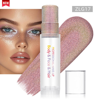 27 color glitter stick face body paint glitter gel mermaid eyeshadow makeup