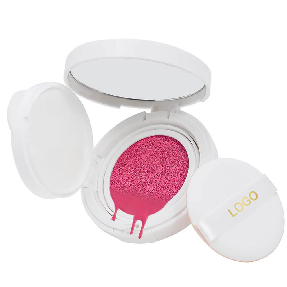 6-Color Air Cushion Liquid Blush Matte Finish High Pigment Long-Lasting Waterproof