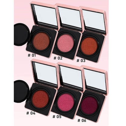 6 color air cushion blush liquid matte high pigmented long-lasting waterproof