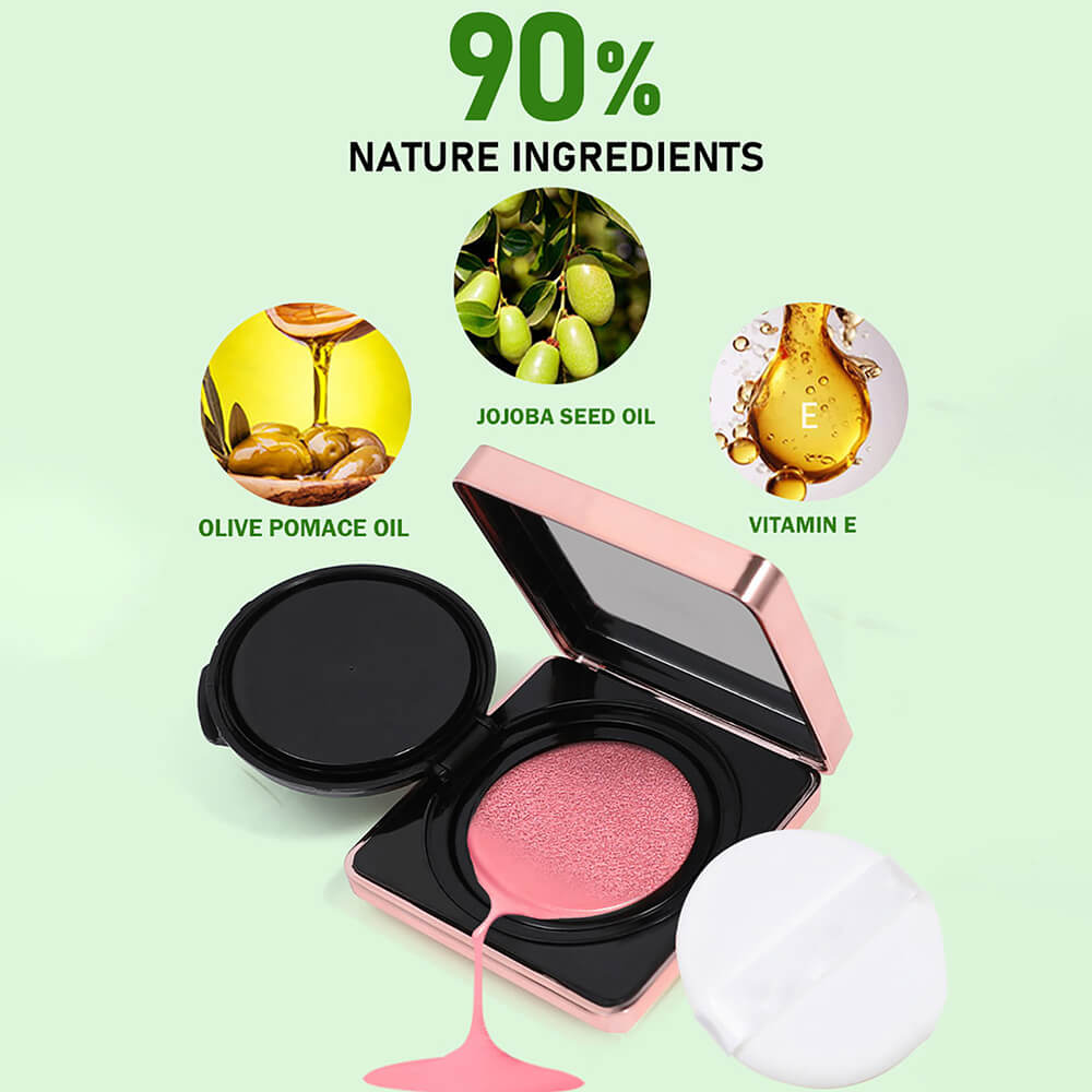 6 color air cushion blush liquid matte high pigmented long-lasting waterproof