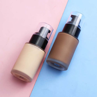 12 color foundation waterproof full coverage dark color