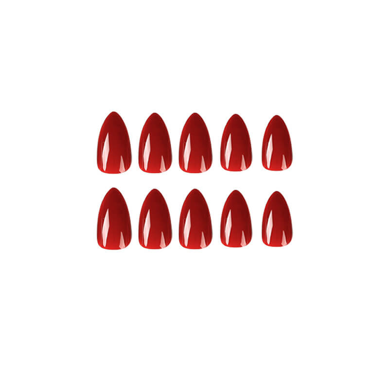 Wearable press on nails solid color nail pieces nail art nail patches