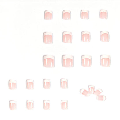 Pink press on nails manicure fake nails nail patches removable