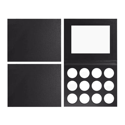 12 Color Diy Eyeshadow Palette 26Mm Matte Vegan High Pigmented