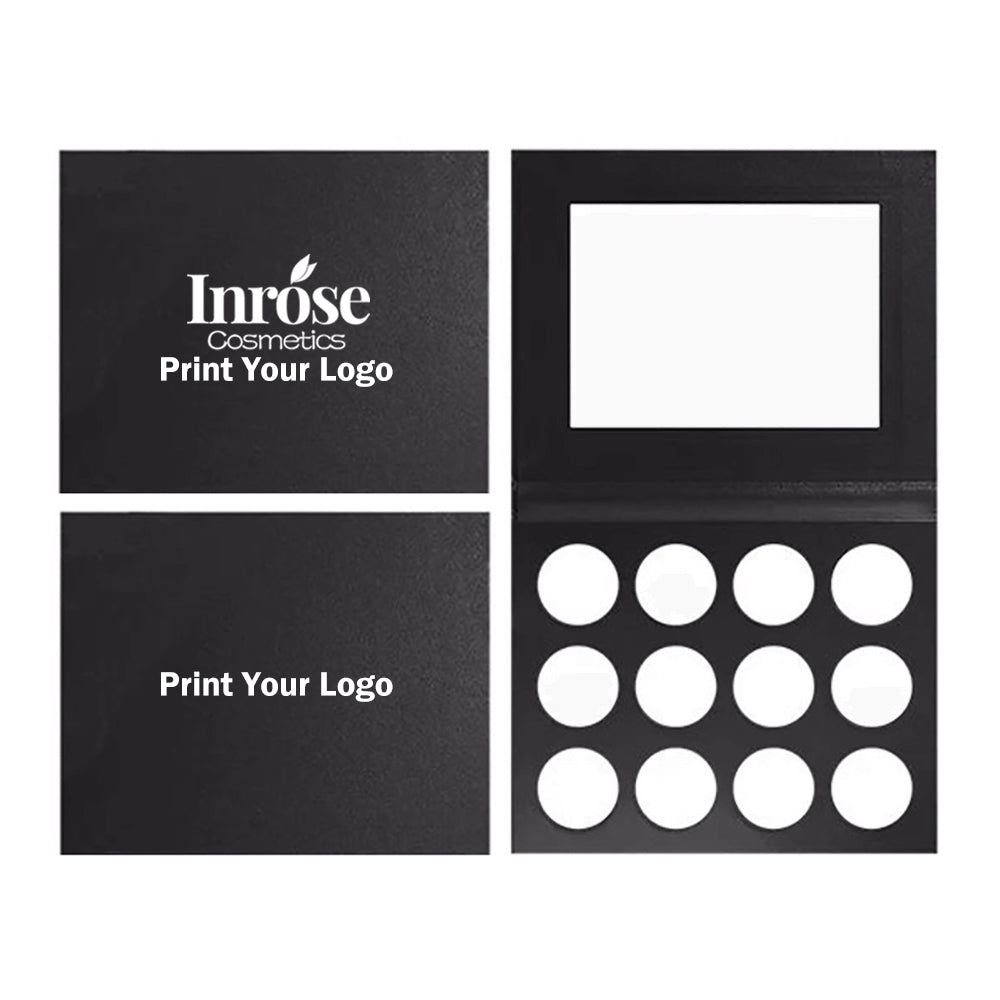 12 Color Diy Eyeshadow Palette 26Mm Matte Vegan High Pigmented