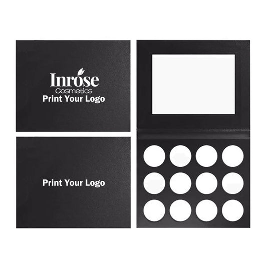 12 Color Diy Eyeshadow Palette 26Mm Matte Vegan High Pigmented