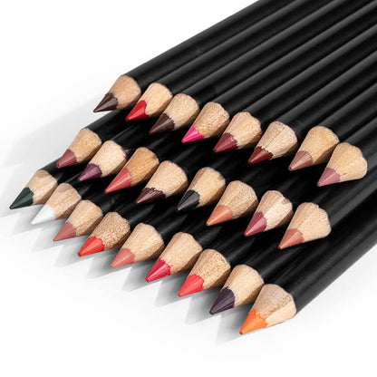 25 color lip liner matte lip color pencil black high pigmented