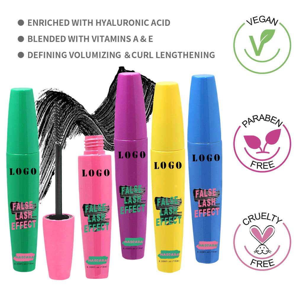 Black Mascara Full Volume Curling Waterproof Long-Lasting Thickening Lengthening