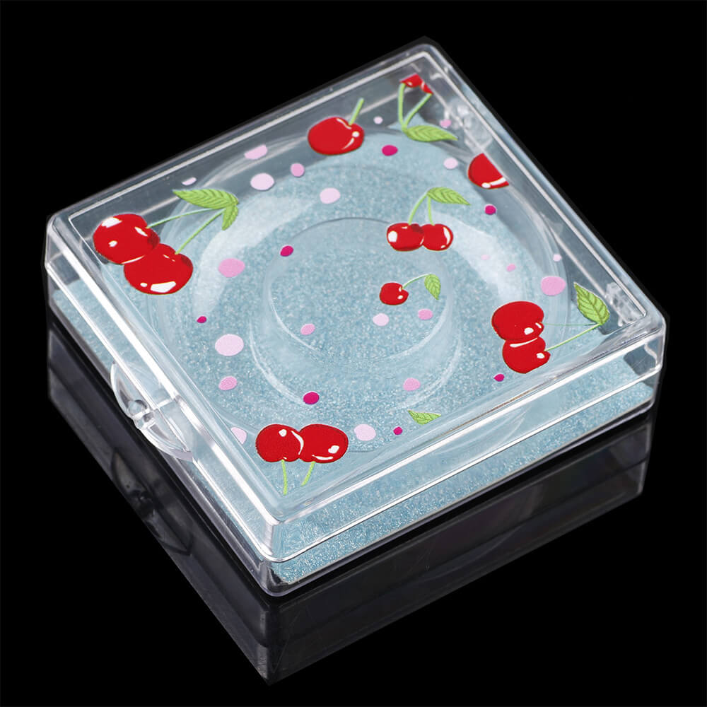 12 color cherry eyelash box square empty packaging box creative new