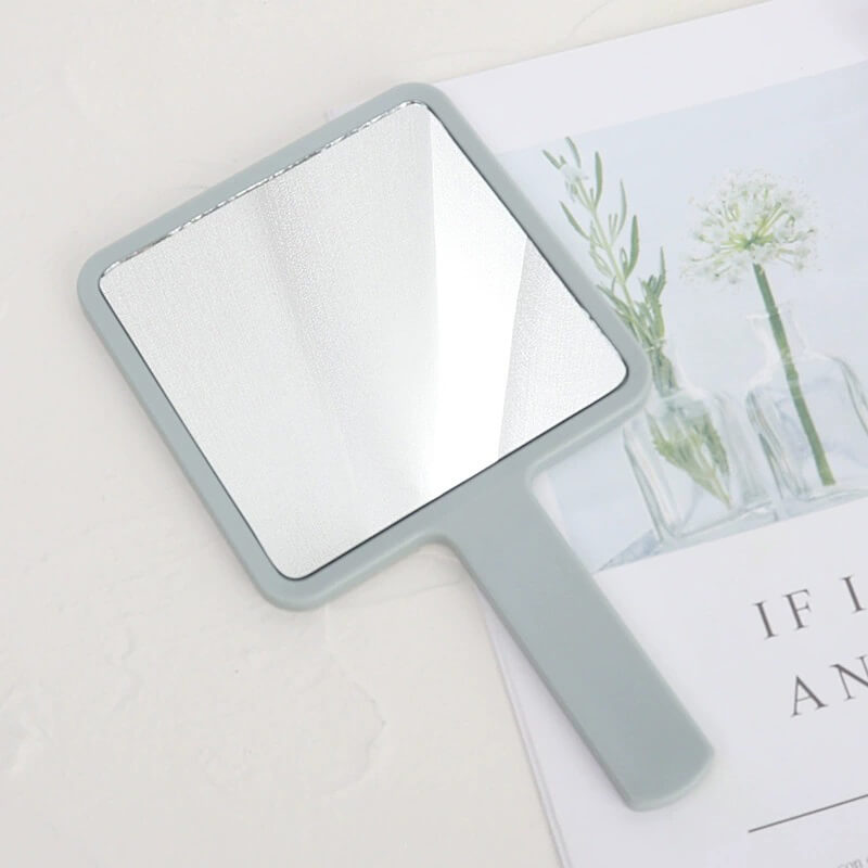 6 color makeup mirror suqare shape portable handheld gift mirrors 9*16cm